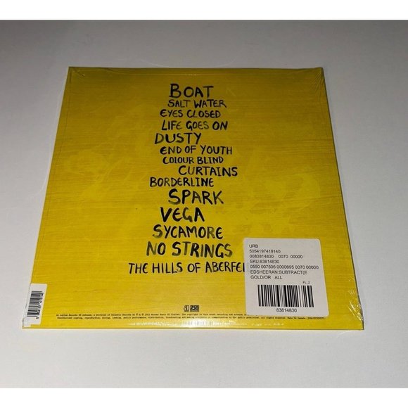ED SHEERAN SUBTRACT VINYL - Picture 3 of 3